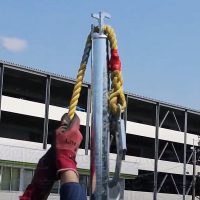 親綱を張るための支柱